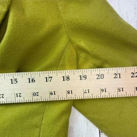 New York & Co  Green 3/4 sleeve blazer size Small work/casual - Picture 11 of 12